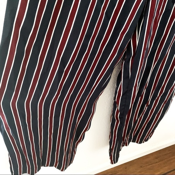 Frame Stripe Side Slit Easy Pant - Picture 10 of 11